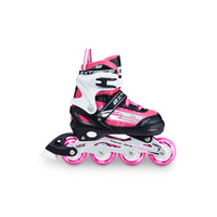 KASA Roller Blades Skating Shoes Inline Skate Kids & Teenager Adjustable Skates (Pink S(EU 29-32))