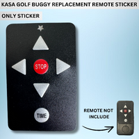 Replacement Remote Sticker Golf Buggy Suitable for Kasa S7-R Buggy Remote