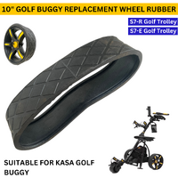 KASA Golf Buggy Wheel Replacement Rubber 10inch Suitable For Kasa Golf Buggy Wheel S7-R Golf Trolley