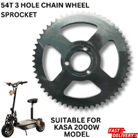 Wheel Sprocket 54 Tooth for Kasa Electric Scooter 2000W S2000R
