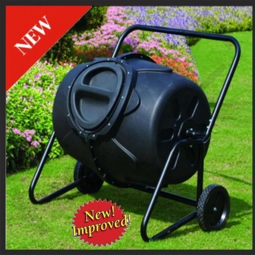 NEW KASA 190L Aerated Compost Tumbler Bin Garden Recycling Composter Food Waste!