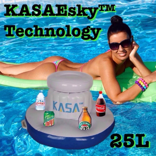 25L KASAEsky TECHNOLOGY INFLATABLE FLOATING DRINKS COOLER