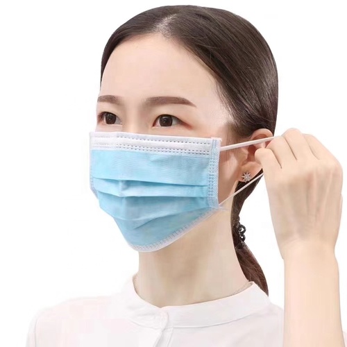 50PCS Disposable FACE MASK Dust Pollution Face Protection Ear loop Filter 3 Ply 