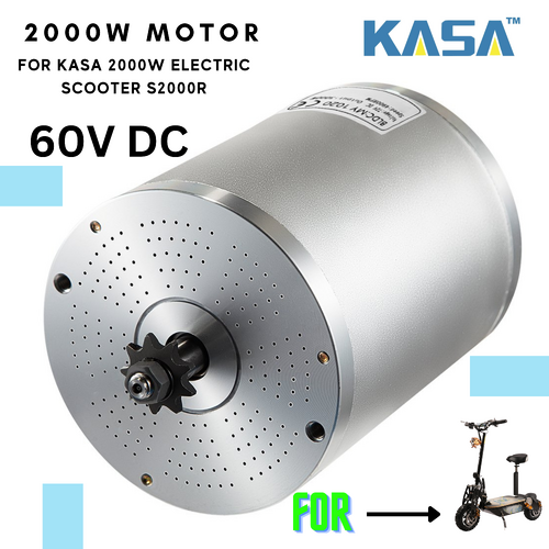 60V 2000W Brushless DC Motor 5600RPM For KASA Motorised Electric Scooter S2000R