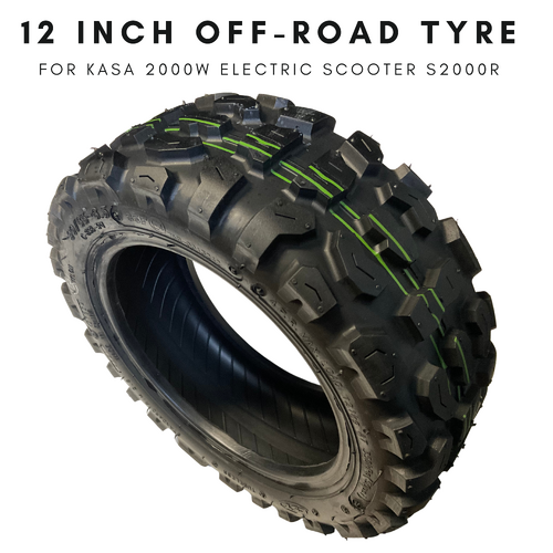 12″ Off-Road Replacement Tyre Mud Terrain for Kasa 2000w Electric Scooter S2000R
