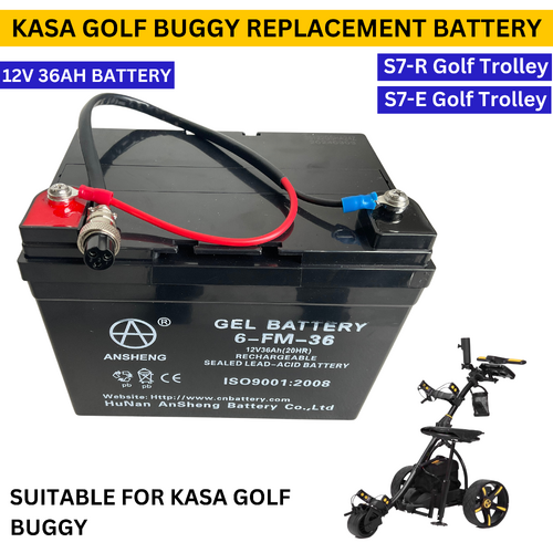 12V 36Ah Replacement Golf Buggy Battery Suitable for Kasa S7-R & S7-E Buggy