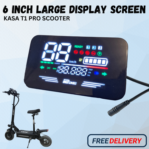 6 Inch Replacement Lcd Display Screen For KASA T1 Pro Electric Scooter